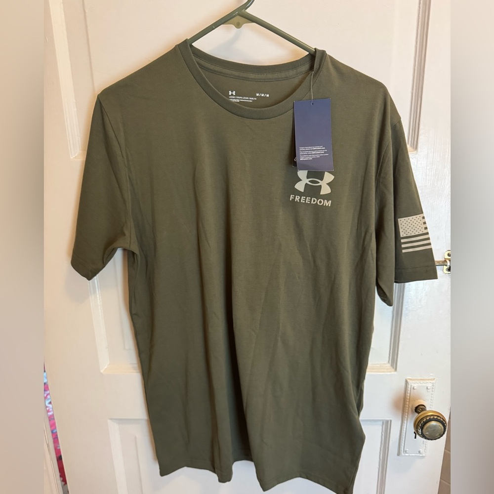 Under Armour Men's Freedom Olive Tee